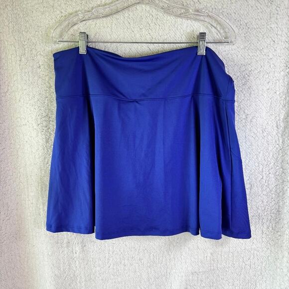 Duffield Lane Performance Sherri Skort Bright Blue Size XL NWT 50+ UPF Tennis - Picture 2 of 10